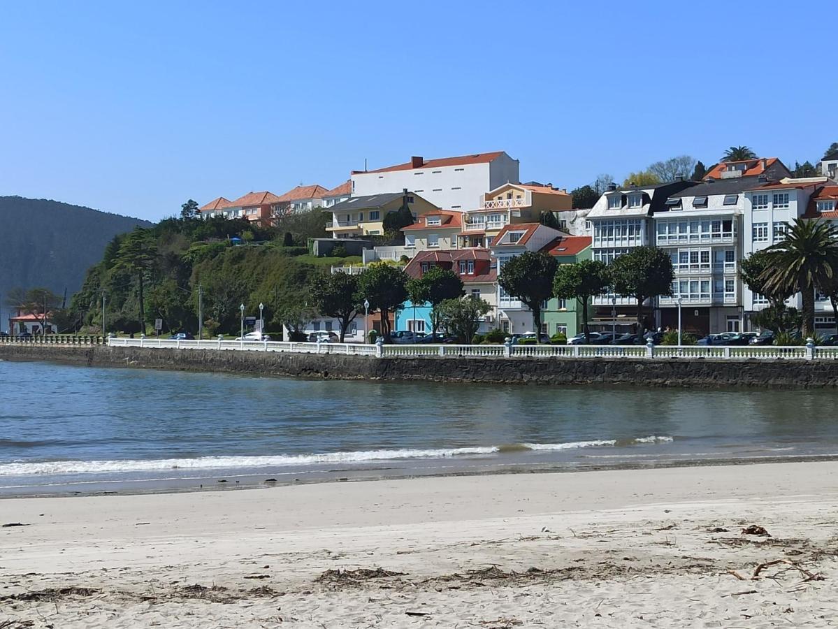 Villa Casa da Costa - Piso con galería y terraza con vistas al mar Cedeira Exterior foto