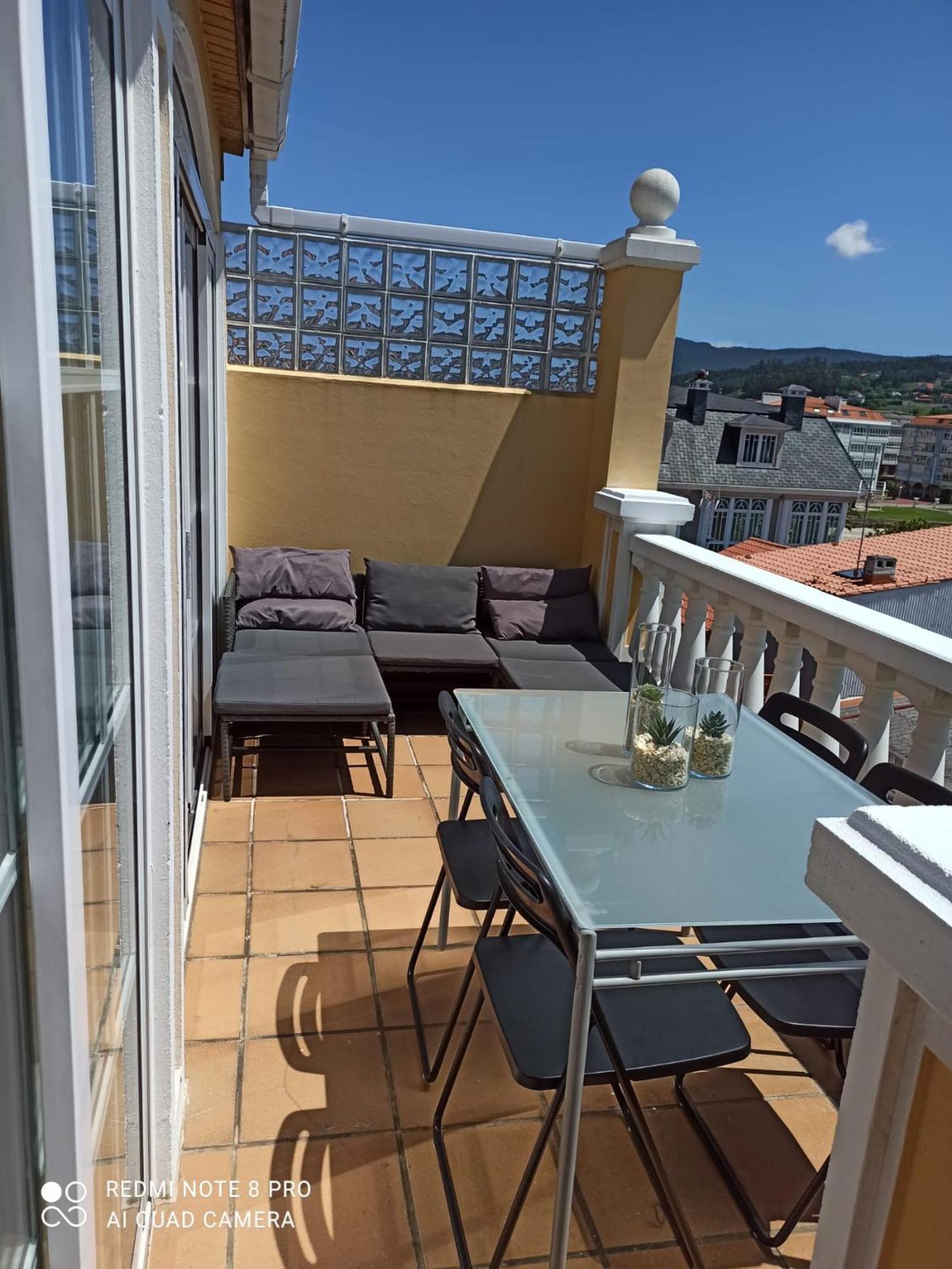 Villa Casa da Costa - Piso con galería y terraza con vistas al mar Cedeira Exterior foto